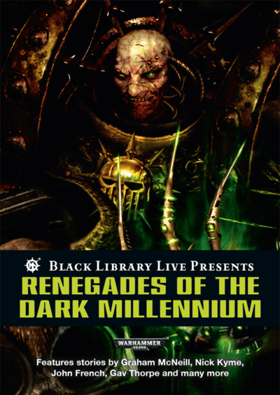 Renegades of The Dark Millennium (couverture originale)