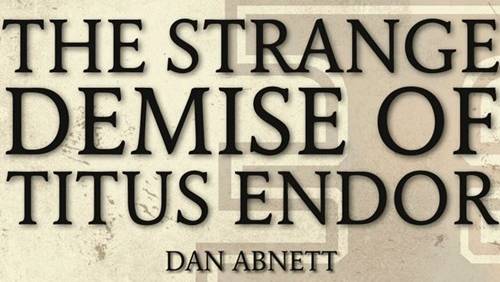 Couverture de The Strange Demise of Titus Endor (edition originale)